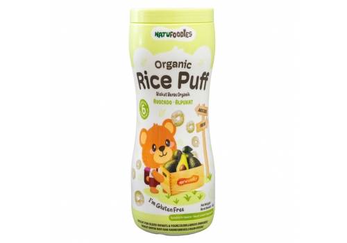 Bánh Natufoodies Organic rice puff - vị quả bơ (42g)