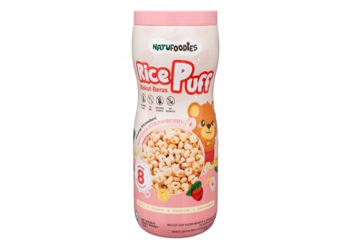 Bánh Natufoodies rice puff - vị dâu chuối (60g)