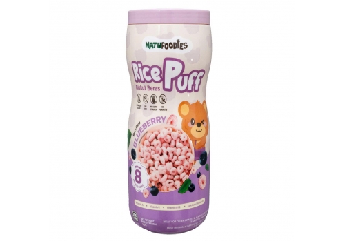 Bánh Natufoodies rice puff - vị việt quất (60g)